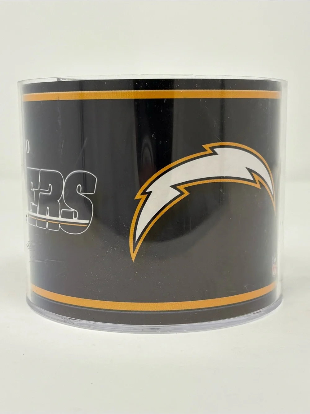 San Diego Chargers Memo Pad Pencil Holder Cup Desk Organizer NFL New Open Item